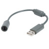 USB переходник для проводного джойстика Xbox 360 серый