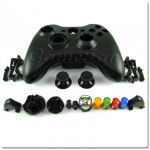 Xbox 360 корпус для беспроводного джойстика (Black) Xbox 360 корпус для беспроводного джойстика (Black)