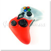 Xbox 360 силиконовый чехол для джойстика (red/white)